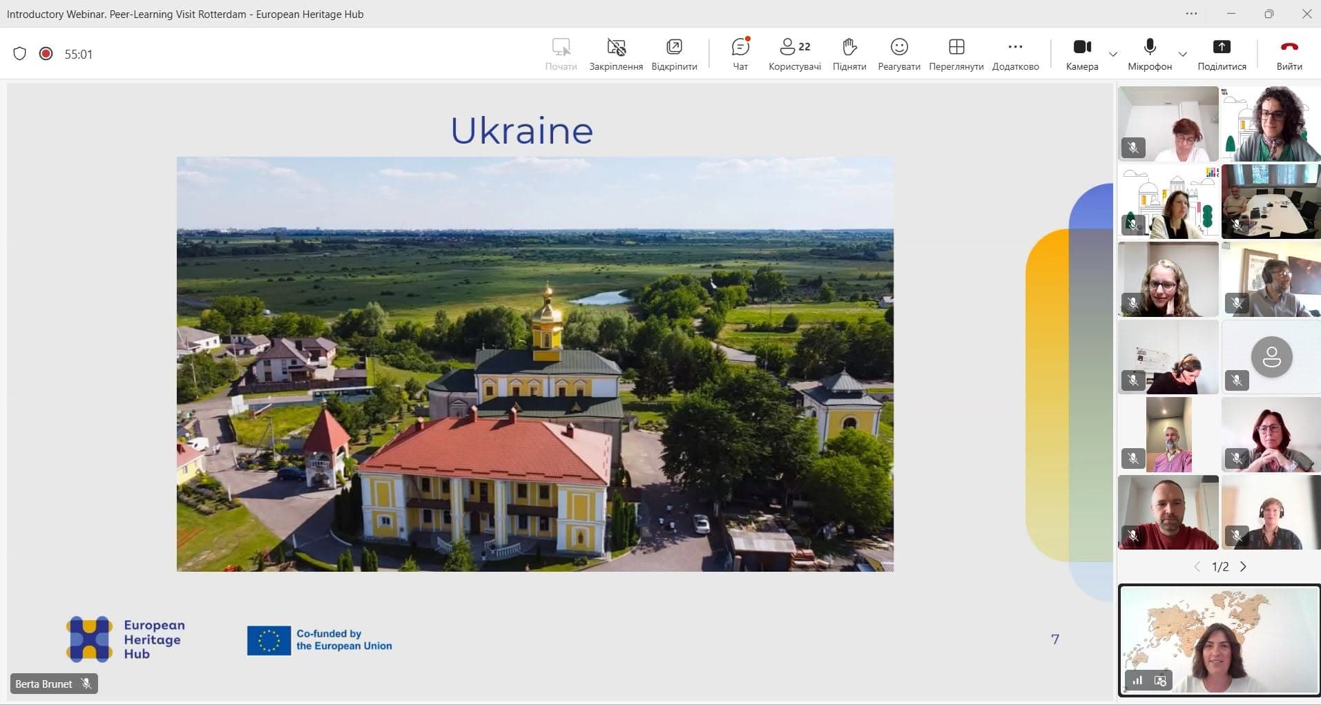 The Experience of Zhydychyn St. Nicholas Monastery Presented within the European Heritage Hub International Programme