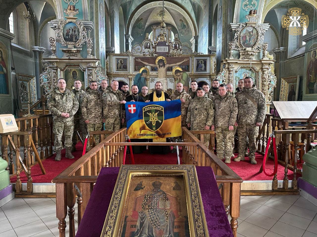 «Ви вдома»: Жидичинська обитель зустріла волинських прикордонників